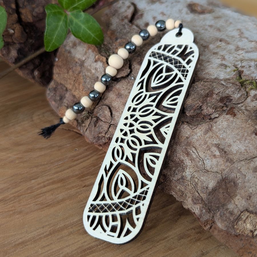 Marque-Page HEMATITE - Force, Confiance, Concentration - Modèle BOHEME