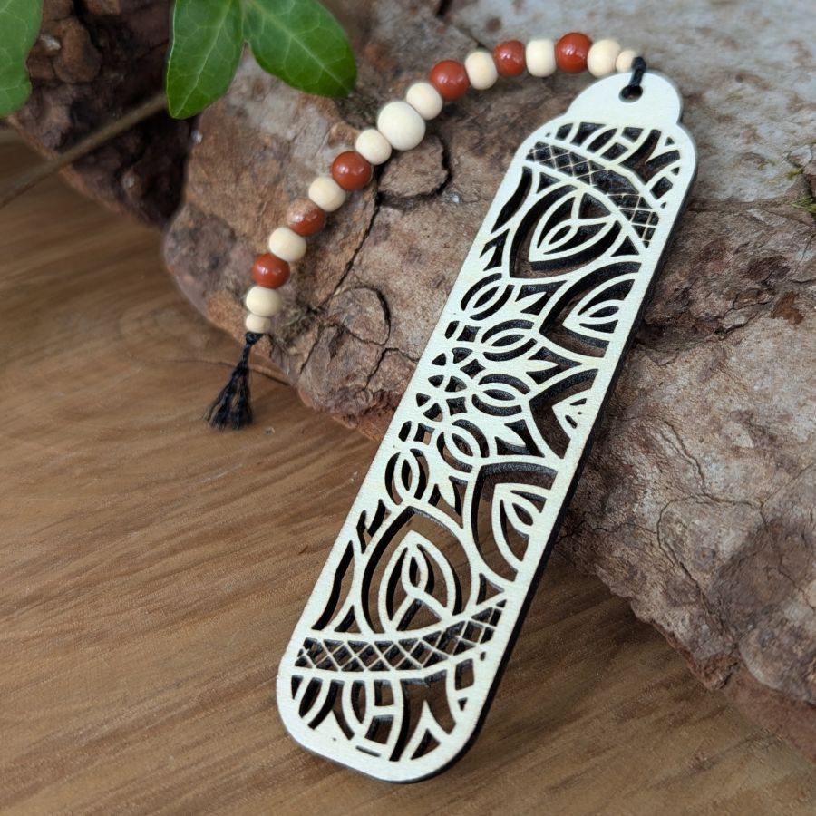 Marque-Page JASPE ROUGE - Vitalité, Cicatrisation, Courage - Modèle BOHEME