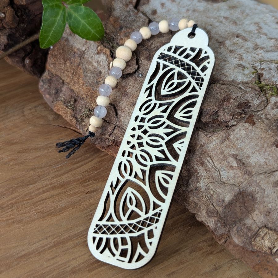 Marque-Page QUARTZ ROSE - Amour, Confiance en soi, Tendresse - Modèle BOHEME