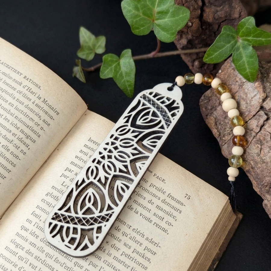 Marque-Page AMBRE - Positivité, Charisme, Concentration - Modèle BOHEME