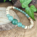 Bracelet Elastique AVENTURINE VERTE - Canalisation, Détox, Créativité - Modèle ELEGANCE 6mm