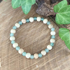 Bracelet Elastique AVENTURINE VERTE - Canalisation, Détox, Créativité - Modèle NATURE 4mm
