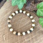 Bracelet Elastique OEIL DE TIGRE - Protection, Courage, Persévérance - Modèle NATURE 4mm