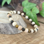 Bracelet Elastique OEIL DE TIGRE - Protection, Courage, Persévérance - Modèle NATURE 4mm